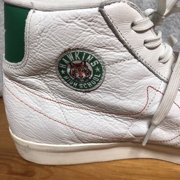 Nike Blazer Mid x Stranger Things Shoes Mens 11.5 Hawkins High Top Sneakers - Picture 10 of 13